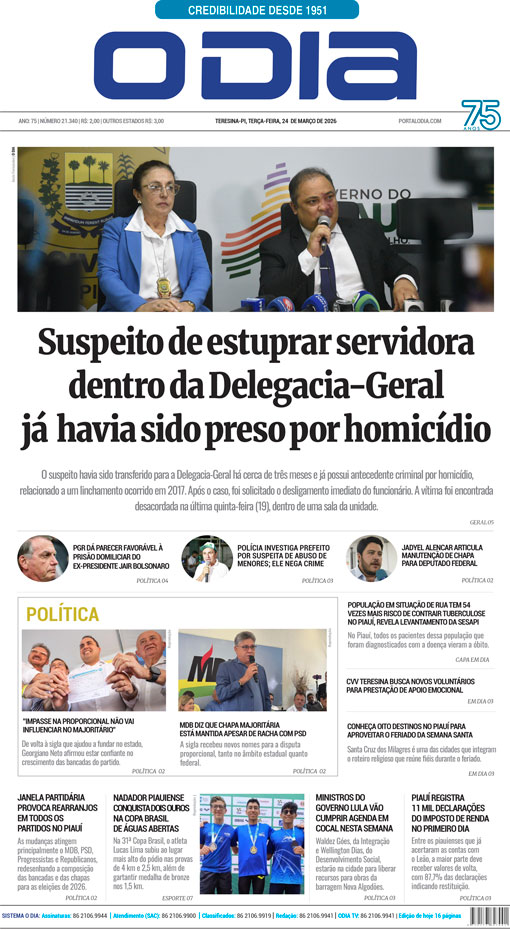 Jornal O Dia - Terça-feira, 24 de março de 2026
