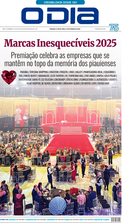 Jornal O Dia - Sexta-feira, 27 de fevereiro de 2026